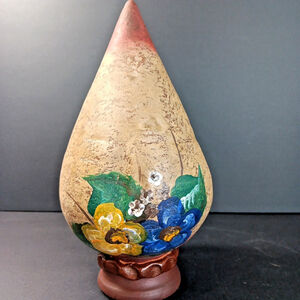 Interesting Piece Of Pottery With 4 Indents On Side See Description